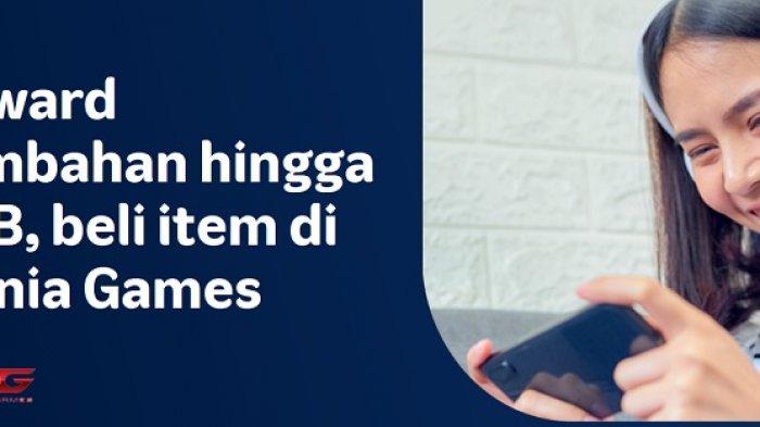 Paket internet murah dari Telkomsel di antaranya paket Dunia Games Data Reward.