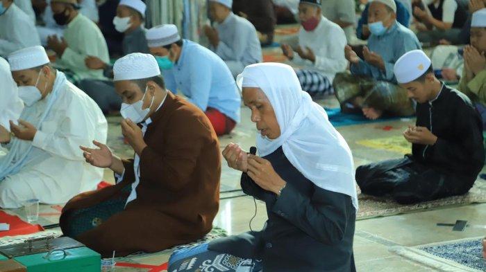 Pelaksanaan salat idul adha di Masjid At Taqwa Amuntai beberapa waktu lalu.