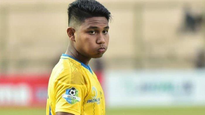 Pemain Barito Putera M Rafi Syaharil