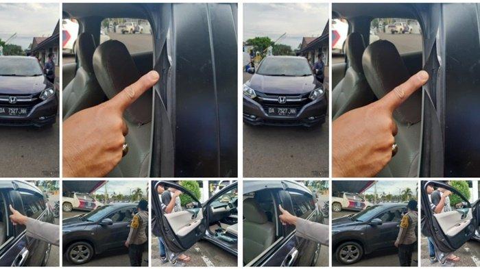 Pencurian Kalsel. Peristiwa pecah kaca mobil yang terungkap dan pelakunya kini diamankan di Polres Tabalong, Kalimantan Selatan, Sabtu (25/9/2021).