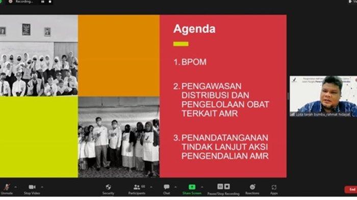 sosialisasi Pengendalian Anti-Microbial Resistance (AMR) melalui Koordinasi Lintas Sektor dalam rangka Penertiban Peredaran Antibiotika