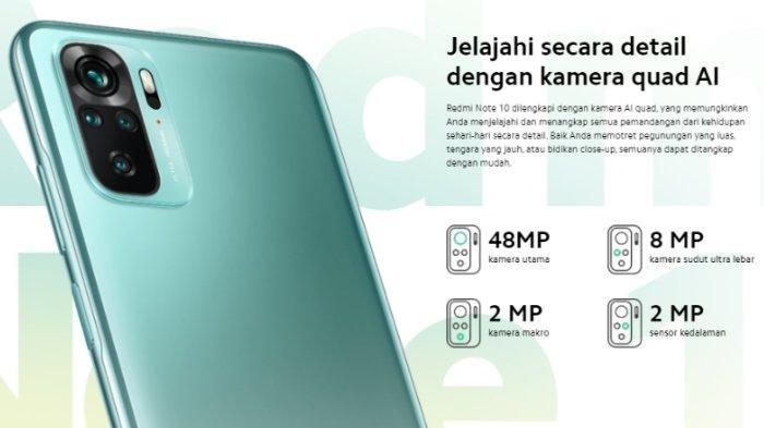 Spesifikasi Redmi Note 10