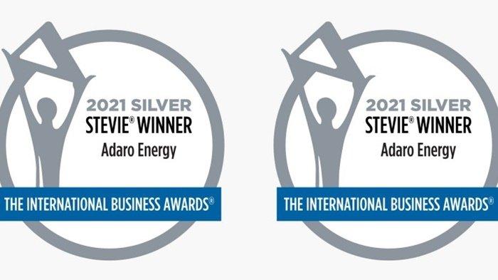 Stevie Awards yang dilaksanakan International Business Award memberikan penghargaan, yaitu Silver Award, kepada Adaro.