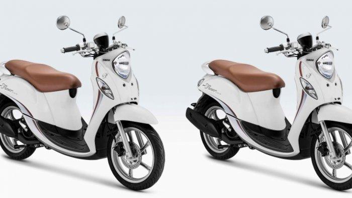 Tampilan Yamaha Fino 125 varian tipe Fino Premium.