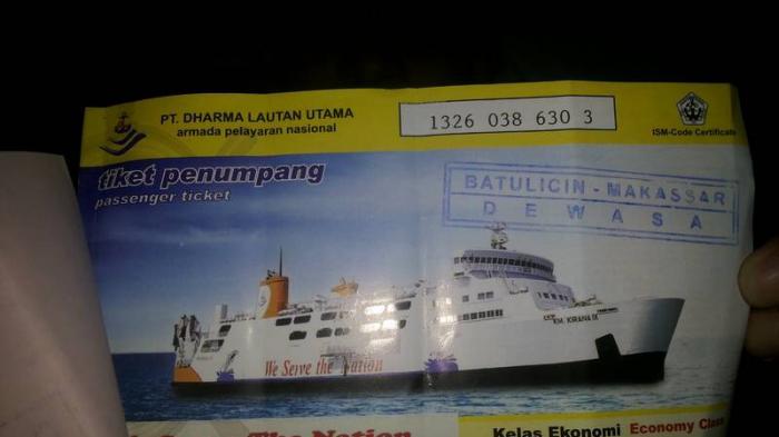 Calo Menggila, Tiket Kapal Laut Batulicin-Makasar Melambung Lebih 100% - Banjarmasinpost.co.id
