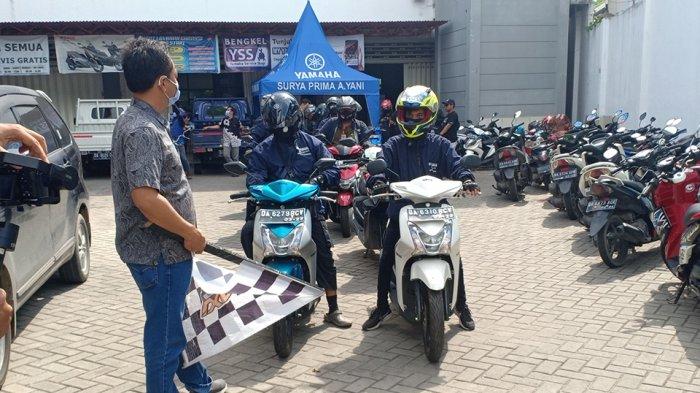 Touring dengan total jarak 1.250 km yang melibatkan para pengguna skutik 125cc Yamaha