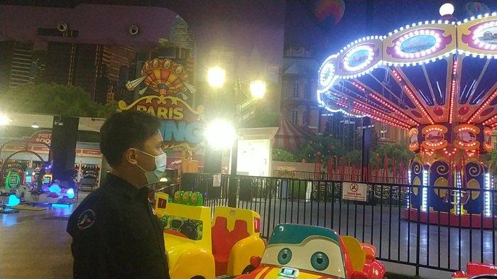 Studio Trans Mini Duta Mall Banjarmasin hadirkan 200 lebih wahana permainan anak hingga dewasa, termasuk roller coaster