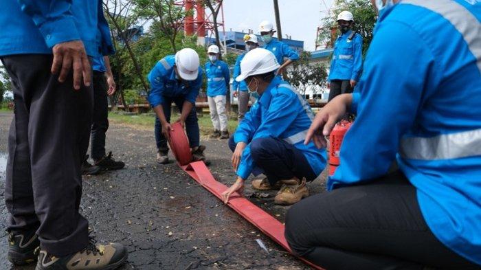 UPK Asam Asam melaksanakan kegiatan K3 (Keselamatan dan Kesehatan Kerja) yang menjadi kegiatan rutin tahunan dalam rangka Peringatan Bulan K3 Nasional.
