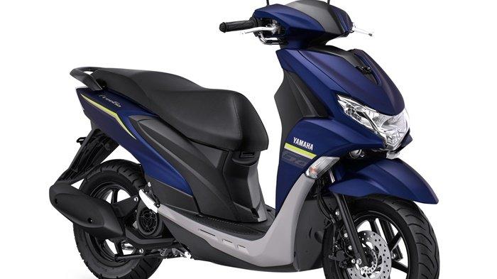 Warna baru Yamaha FreeGo Standard Version hadir dengan sentuhan grafik yang pasti keren.