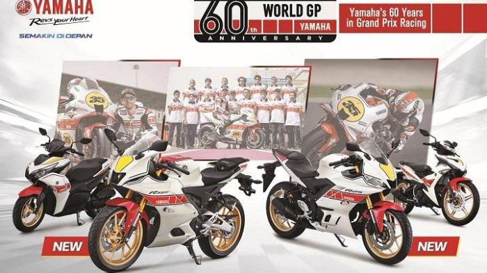 MX King 150, All New Aerox 155 Connected ABS, All New R15M Connected-ABS, R25 ABS Yamaha World Grand Prix 60th Anniversary Livery