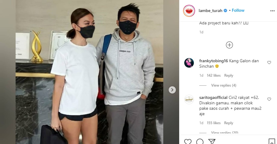 Ariel NOAH dan Agnez Mo jalan bareng
