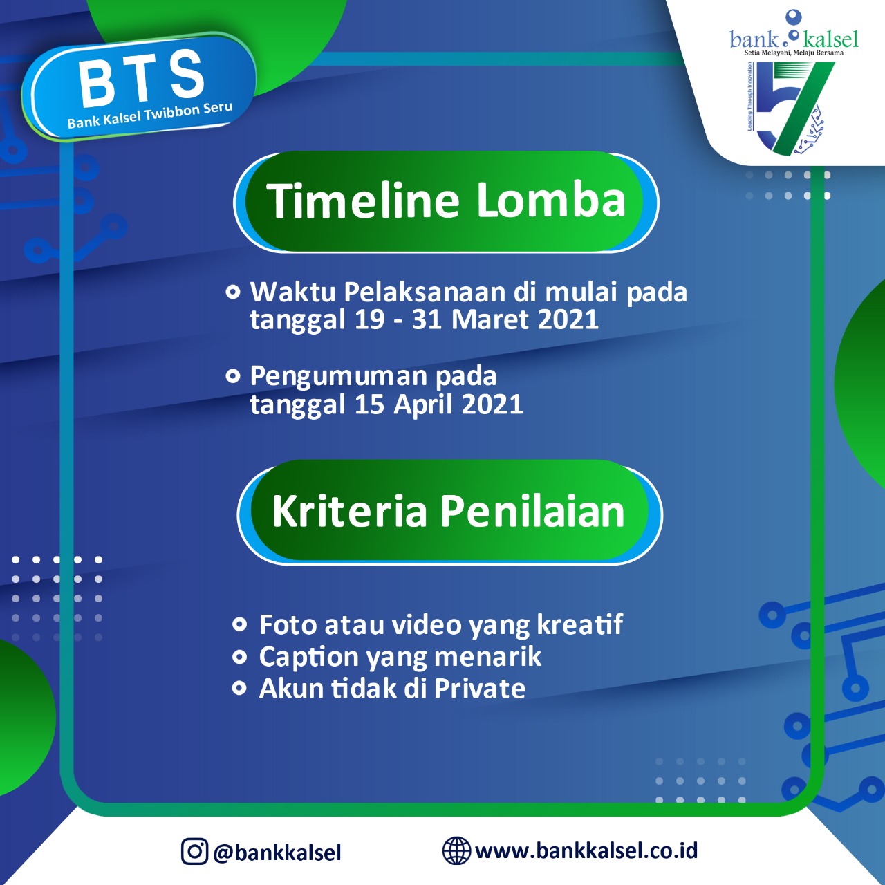 Bank Kalsel Twibbon Seru