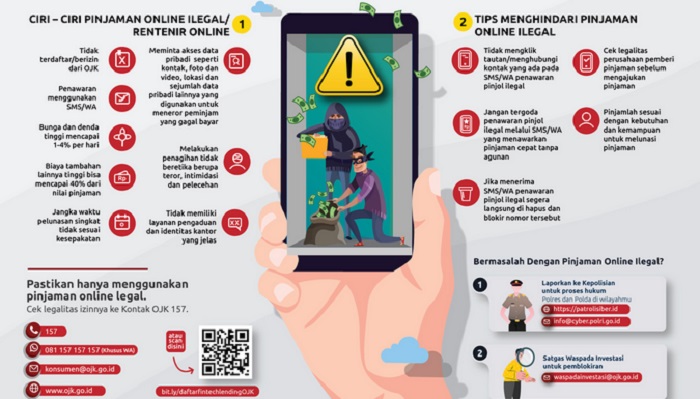 Ciri-ciri Pinjol Ilegal menurut OJK