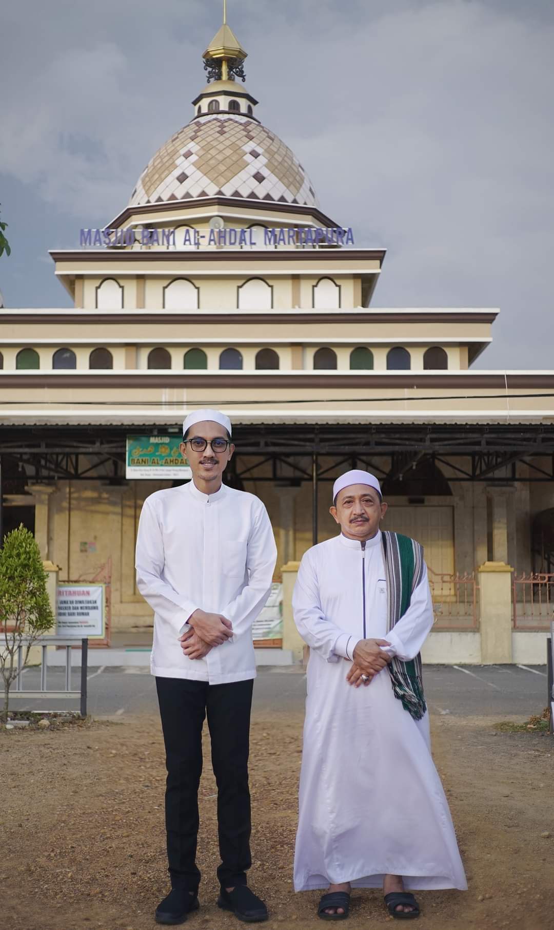 H Saidi Mansyur dan Habib Idrus Bin Ali Al Habsyie, Calon Bupati dan Calon Wakil Bupati Banjar.