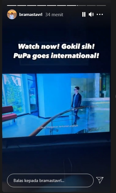 Postingan Verrell Bramasta soal Pupa