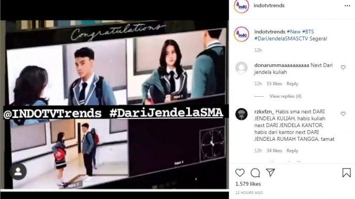 Cuplikan proses syuting Dari Jendela SMA SCTV