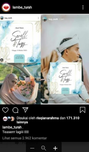 Sosok istri Taqy Malik