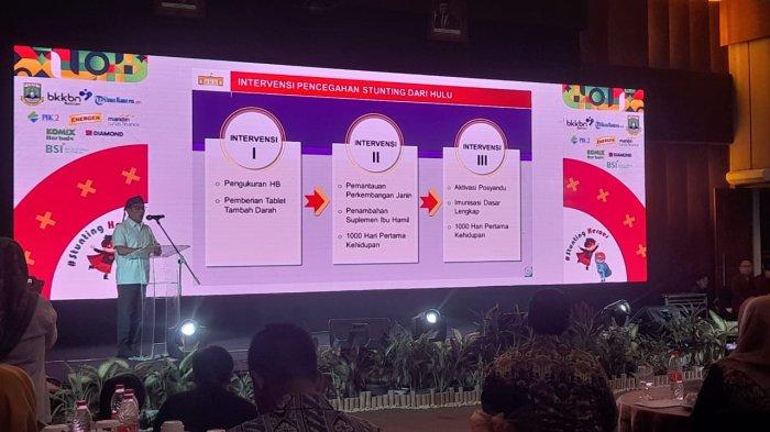 Kepala Staf Kepresidenan Moeldoko saat membuka acara Stunting Heroes 2022 BKKBN Provinsi Banten, Senin (31/10/2022).