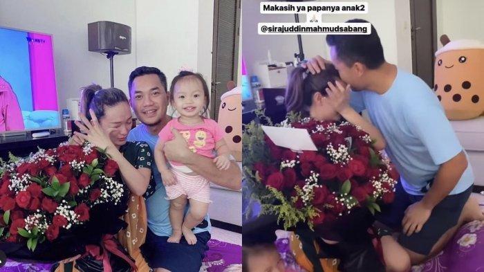 Pedangdut Zaskia Gotik kepergok nangis kejer imbas perlakuaan suaminya, Sirajuddin Mahmud Sabang.