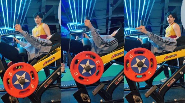 Putri Delina unggah video sedang nge-gym bersama kekasihnya, Jeffry Reksa