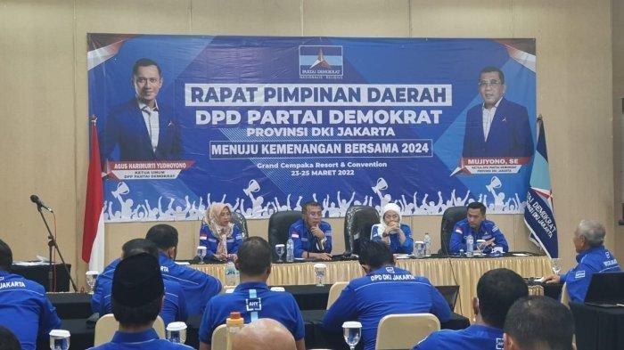 Rapimda perdana Partai Demokrat DKI Jakarta untuk dukung AHY di Pilpres 2024