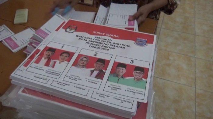 Surat Suara Pilkada Kota Tangerang Selatan 2020
