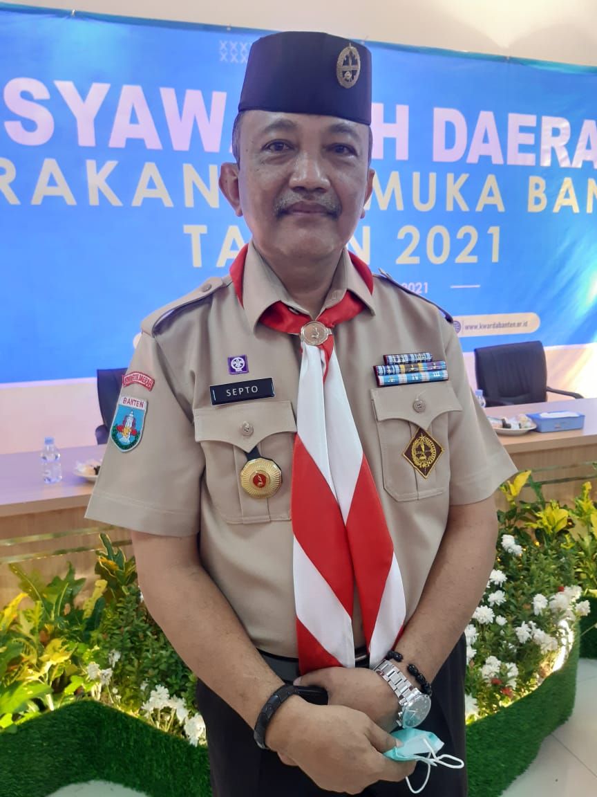 Septo Kalnadi terpilih sebagai ketua Kwartir Daerah (Kwarda) Banten.