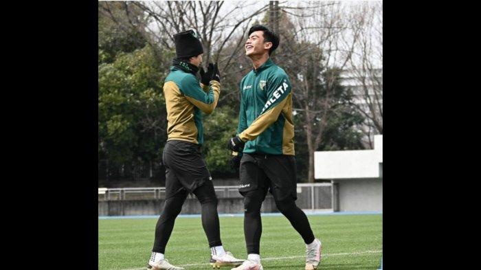 Pratama Arhan menjalani latihan perdana bersama tim dari divisi kedua Liga Jepang atau J2 Tokyo Verdy
