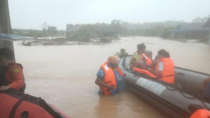 Basarnas Tanjungpinang mengevakuasi 155 warga Tanjungpinang termasuk bayi
