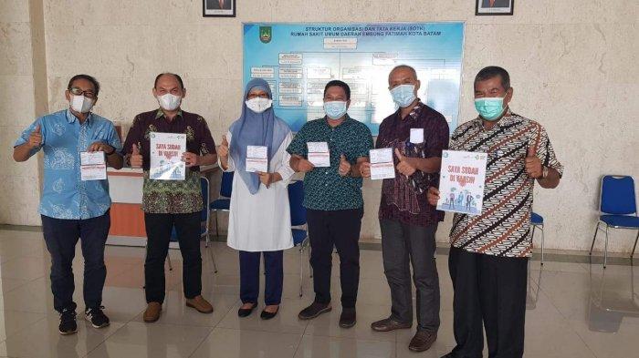 Pejabat eselon II di lingkungan Pemerintah Kota (Pemko) Batam divaksin di RSUD Embung Fatimah, Kamis (4/3/2021) lalu