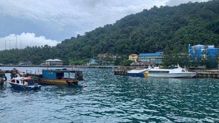 CUACA - Kondisi cuaca Anambas di Pelabuhan Sri Siantan, Kelurahan Tarempa, Kecamatan Siantan, Kabupaten Kepulauan Anambas, Selasa (6/10/2020).