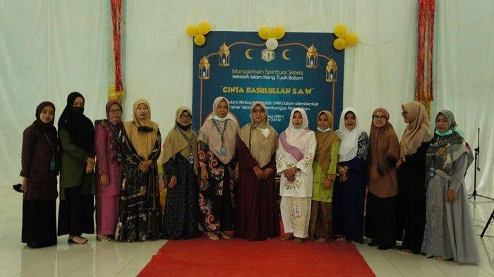 Sekolah Islam Hang Tuah Kota Batam gelar kegiatan manajemen spiritual siswa Cinta Rasulullah SAW, Rabu (20/10/2021)