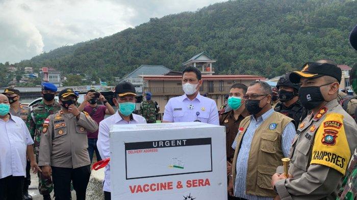 Vaksin Sinovac tiba di Anambas sebanyak 1.560 vaksin dan disimpan langsung di RSUD Tarempa, Rabu (27/1/2021)