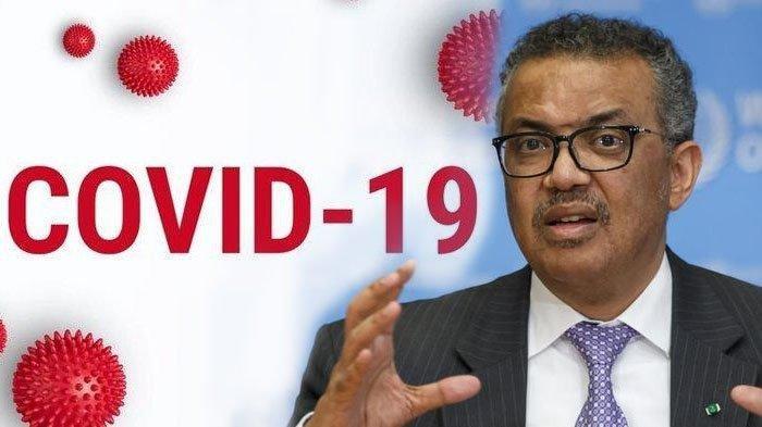 Tedros Adhanom Ghebreyesus, Direktur Jenderal Organisasi Kesehatan Dunia (WHO) menyatakan bahwa Covid-19 sebagai pandemi global EPA-EFE/SALVATORE DI NOLFI