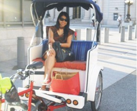 Lusi Keliling Washington DC Pakai Becak Cuma 10 Dollar AS