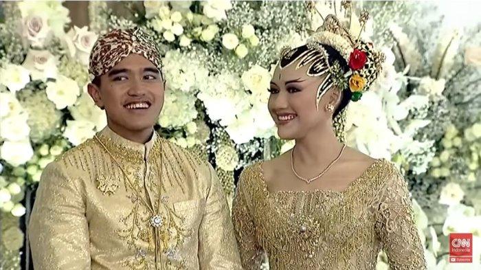 Kaesang Pangarep dan Erina akan kirab budaya dengan 10 kereta kencana hari ini di Solo, Minggu (11/12/2022). Foto : Pernikahan Kaesang Pangarep dan Erina Gudono di Sleman, Yogjakarta.