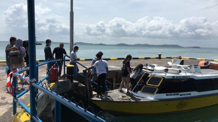 Jadwal Kapal di Pelabuhan Bulang Linggi Bintan Tujuan Batam, Berangkat Tiap Setengah Jam. Foto kondisi Pelabuhan Bulang Linggi Tanjunguban, Kabupaten Bintan, Provinsi Kepri. Foto diambil belum lama ini.