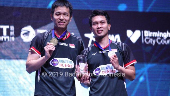 Ganda Putra Indonesia Mohammad Ahsan/Hendra Setiawan Juara All England 2019