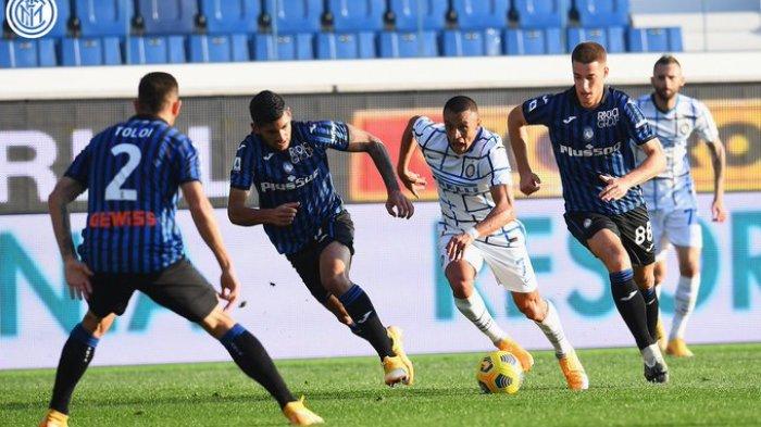 HASIL LIGA ITALIA - Tuan rumah Atalanta menahan imbang tamunya Inter Milan dalam pekan ketujuh Liga Italia, Minggu (8/11/2020).