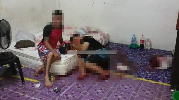 Seorang istri menusuk selingkuhan suaminya setelah mengetahui perselingkuhan mereka