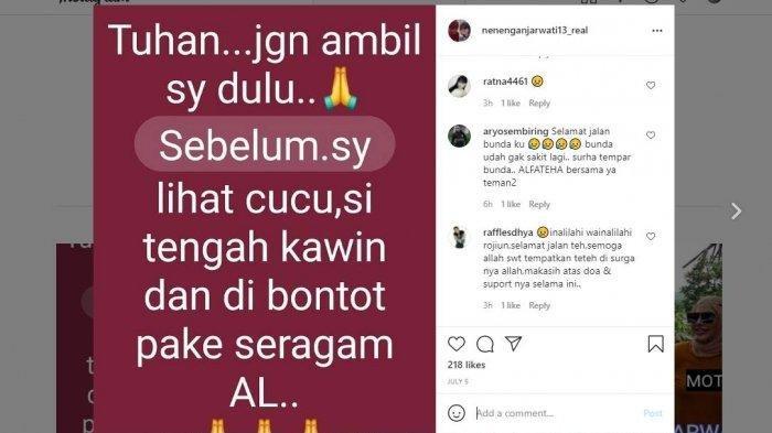 Keinginan terakhir Neneng Anjarwati