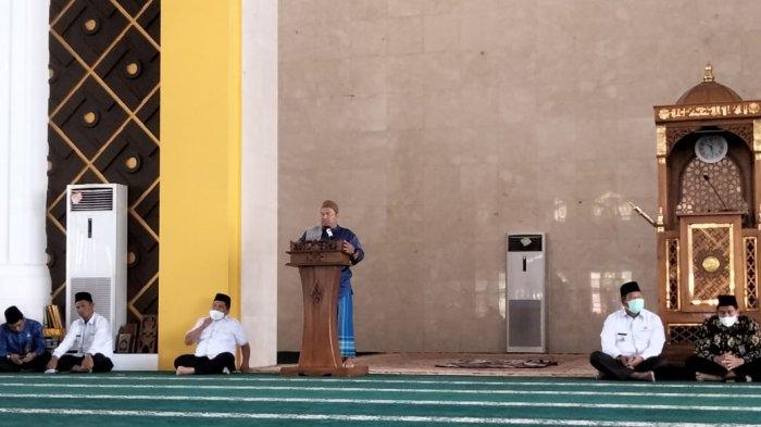 Kultum agama saat acara halal bihalal yang dibawakan oleh Ustad Ali Muhsin