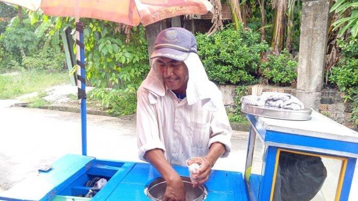 Ilustrasi penjual es krim