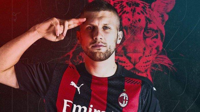 Pemain AC Milan Ante Rebic belum bisa main saat melawan Inter Milan Sabtu, 17 Oktober 2020