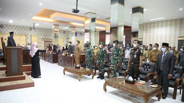 Rapat Paripurna DPRD Anambas bersama Pemkab di ruang rapat paripurna lantai I DPRD Anambas.
