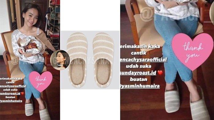 Sandal Glenca Chysara kembaran dengan Amanda Manopo.
