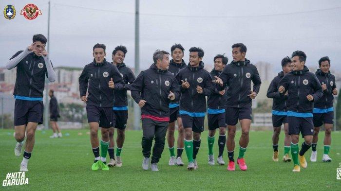 Skuad Timnas U19 Indonesia menjalani latihan di Split, Kroasia