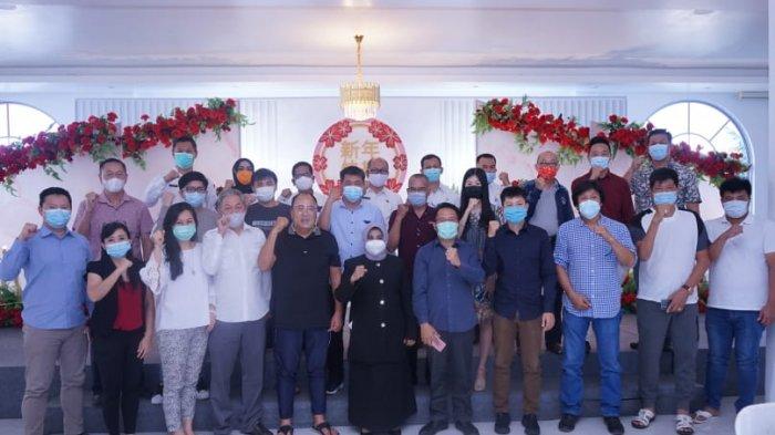 Wali Kota Tanjungpinang Rahma bersama sejumlah pengusaha Kota Tanjungpinang, Provinsi Kepri.
