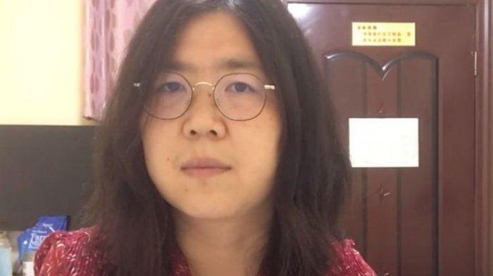 Zhang Zhan, seorang jurnalis China yang terancam dipenjara hingga lima tahun setelah meliput mengenai Covid-19 di Wuhan