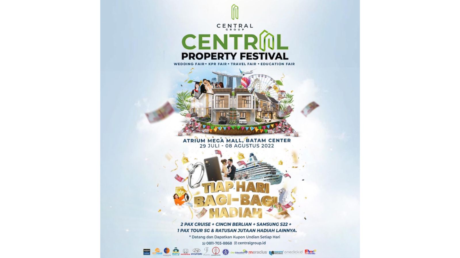 Central Property Festival nantinya menghadirkan beragam kegiatan menarik dan seru untuk pengunjung yang datang.